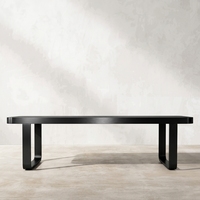 Ensemble de table et chaises d'extérieur en alliage d'aluminium, mobilier de jardin en métal, vente directe d'usine