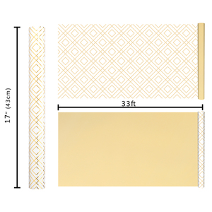Double-sided Printed Color Moisture-proof Wrapping <b>Paper</b> Metallic Shiny Universal Inner Lining <b>Paper</b> For All Gift Packaging - Product Image 2