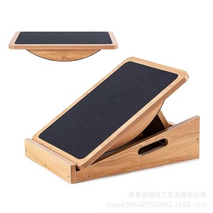 Wooden Calf <b>Stretching</b> Board 15 25 30 Degree Adjustable Incline Foot Pedal Leg Slimming Fitness <b>Machine</b> Home Use Non Slip - Product Image 3