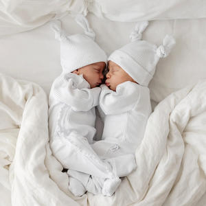 Tutina con Piedini per Neonati e Bambini, 100% <span class=keywords><strong>Cotone</strong></span> Lavorato a Maglia, <span class=keywords><strong>Pigiama</strong></span> con Zip, Ecologico, Morbido, Casual, Manica Lunga per Neonati e Lattanti - Product Image 2