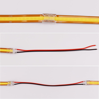 Bande LED COB UL 24V à découpe libre, 528 LED, 8 mm, flexible, sans points lumineux, dimmable, pour armoire et plafond