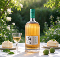 Offre Spéciale – Bouteille en Verre Super Flint de 500 ml pour Spiritueux, avec Logo Personnalisé, pour Whisky, Gin, Rhum, Vodka, Tequila, Bourbon, avec Capsule