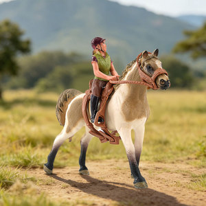 Modelo de Caballo de Simulación para Exhibición, Raza Brownie <span class=keywords><strong>Don</strong></span> River Holstein, Material PVC, Requiere Ensamblaje - Product Image 2