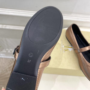 <span class=keywords><strong>Ballerine</strong></span> Mary Jane in Maglia <span class=keywords><strong>con</strong></span> Suola Piatta in Vera Pelle, Punta Tonda, Doppia Cinghia <span class=keywords><strong>con</strong></span> Chiusura a Fibbia, per Primavera Estate - Product Image 4