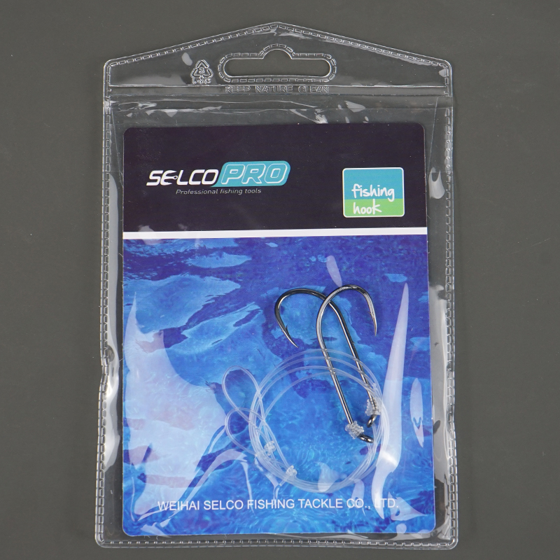 Black hook + clear line