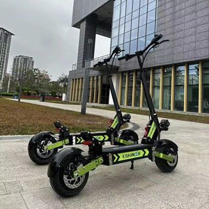 Trottinette électrique Geofought M7 60V à double moteur, batterie lithium 30-40AH, pneus tout-terrain de 11 pouces, deux roues, avec siège, pour les trajets urbains - Product Image 2