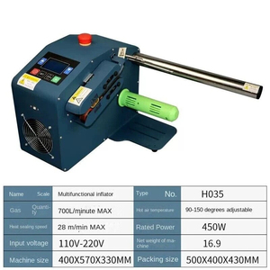 H035 Gonfleur automatique de film à bulles anti-vibration Équipement d'emballage alimentaire à moteur pour remplissage de film de <span class=keywords><strong>gourde</strong></span> à coussin d'<span class=keywords><strong>air</strong></span> - Product Image 5
