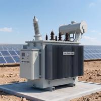 Transformateur de puissance triphasé à deux enroulements immergé dans l'huile 8MVA 110kV/11kV 50/60Hz S18 pour postes de transformation