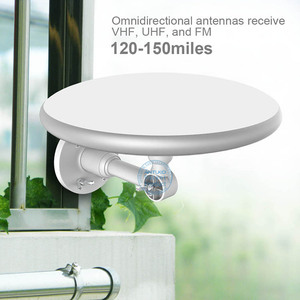 <span class=keywords><strong>Antenne</strong></span> numérique extérieure 4G LTE grand format AN-5005 avec amplificateur TV USB, panneau rotatif 30 dBi, réception HD, portée VHF, montage sur poteau en aluminium - Product Image 3