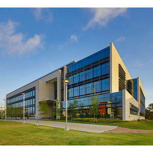 Bangunan Struktur Baja Prefabrikasi Bentangan Besar Kustom, Gudang Rangka Grid Modular dengan Layanan Teknik Profesional - Product Image 6