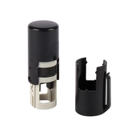 Tampon encreur de poche portable en caoutchouc, cercle de 12 mm, contrôle qualité (QC) approuvé.