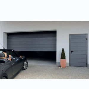 Porte de garage électrique intelligente en aluminium avec fenêtre, couleur et taille personnalisées pour cuisine et maison, tension universelle 110-240V - Product Image 4
