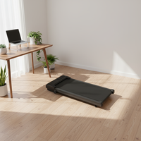 Tapis de marche électrique portable avec écran LED 2,5 HP, machine de course sous le bureau, charge maximale 110 kg