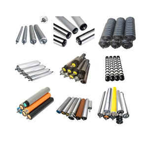 コンベアローラーステンレス金属工業用カスタマイズ重力ローラー部品ヘビーデューティ輸送コンベアベルト用 - Product Image 2