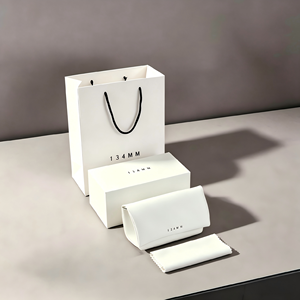 Étui à lunettes de soleil de marque de luxe, logo personnalisé imprimé, boîte à lunettes en cuir PU imperméable, en papier et en plastique pour le rangement des lunettes - Product Image 1