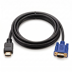 1080P HDTV เป็น VGA อะแดปเตอร์<span class=keywords><strong>สาย</strong></span>เคเบิลตัวผู้ไปยังตัวผู้สายแปลงวิดีโอสำหรับ PC แล็ปท็อปทีวีกล่องโปรเจคเตอร์ - Product Image 1