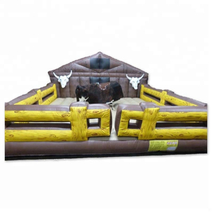 Nouveau design personnalisé, jeu <span class=keywords><strong>de</strong></span> <span class=keywords><strong>groupe</strong></span> <span class=keywords><strong>en</strong></span> <span class=keywords><strong>plein</strong></span> <span class=keywords><strong>air</strong></span>, rodéo mécanique gonflable à vitesse variable, jeu <span class=keywords><strong>de</strong></span> machine Bull Ride - Product Image 1