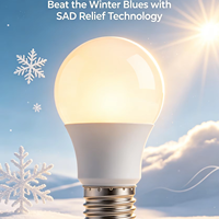 Bombilla LED de Espectro Completo Tipo SunLike, Regulable, Sin Parpadeo, Luz Solar Casi Natural, Mejora la Concentración, la Calidad del Sueño y la Protección Ocular