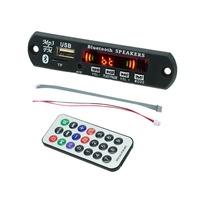 Haut-parleur Bluetooth de haute qualité 5V/12V avec carte décodeur MP3, entrées USB/AUX/TF, lecteur de carte et radio FM
