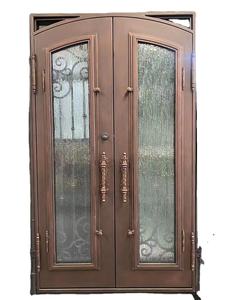 Portes de sécurité chinoises Portes en fer simples Portes en fer forgé Conceptions de gril de porte - Product Image 5