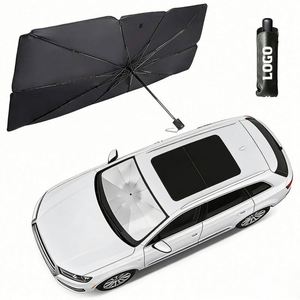 Parasol Retráctil Plegable Portátil con Logotipo Personalizado para Ventana Delantera de Coche - Product Image 1