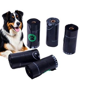 En 13432 Certified <b>Compostable</b> Dog Poop <b>Bags</b> Rolls for Pet Waste Disposal - Product Image 1