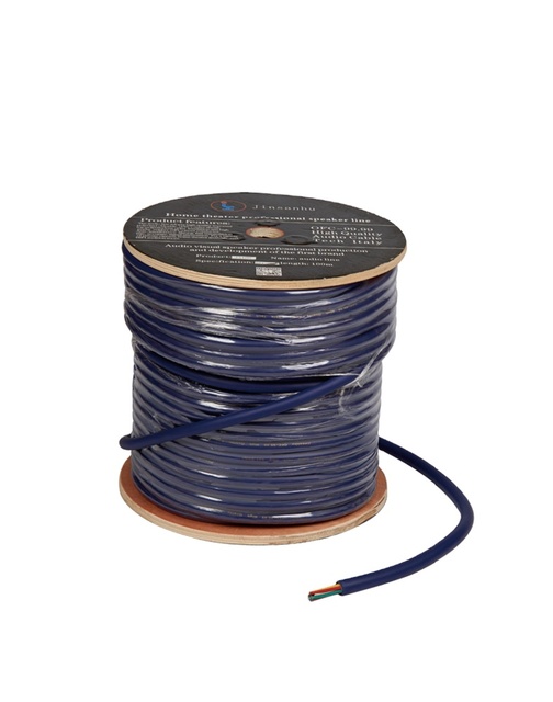 6*2.5mm Ofc Audio Video Cable Multi-Core Speaker Cable Oxygen-Free Copper Audio Wire for Home Theater & Professional PA Systems