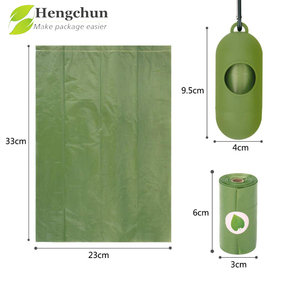 Bolsas Biodegradables y Ecológicas para Excremento de Perro, de HDPE, Desechables, Marca HC Green - Product Image 3