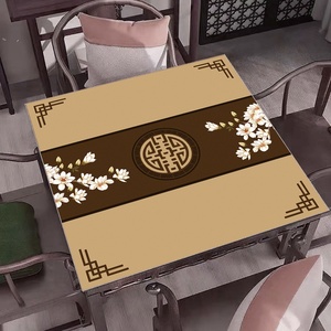 Tapis de table Mahjong carré haut de gamme antidérapant, durable, silencieux et insonorisant pour compétition de poker Guan Dan Hand Rubbing - Product Image 2