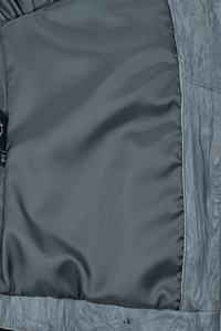 Veste pour femme en cuir Nappa gris 100% véritable, texture croco gaufrée, quincaillerie haut de gamme, marque privée, OEM/ODM, vente en gros - Product Image 6