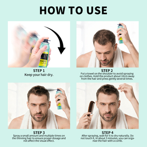 Nhãn Hiệu Riêng Biểu Tượng Tùy Chỉnh Mens Đa-Màu Chất Làm đặc Sản Phẩm Ngay Lập Tức Gốc Tóc Cảm Ứng lên Sợi Phun - Product Image 5