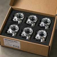 Service d'usinage CNC de précision, pièces en aluminium 6061, surface polie ou anodisée, haute précision, OEM ODM, petites séries