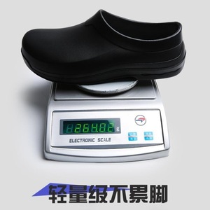 Chaussures de chef pour hommes, antidérapantes, imperméables, résistantes à l'huile, chaussures de travail de cuisine, en caoutchouc EVA, conception monobloc, taille 38 - Product Image 3