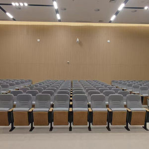 Chaises d'auditorium pliantes en bois modernes avec tablette d'écriture pour l'école, la maison, le bureau, l'église, le <span class=keywords><strong>salon</strong></span>, le cinéma et le théâtre - Product Image 2
