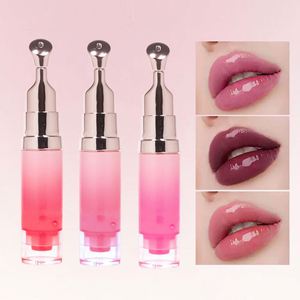Bálsamo Labial Vegano de Lujo, Hidratante, Resistente al Agua, con Protección Solar, Brillo Líquido, Cabezal Masajeador, Color Mágico Cambiante, Sabor a Frutas - Product Image 2