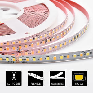 24 В 8 мм 196 светодиодов/м <span class=keywords><strong>Smd</strong></span> 2835 Светодиодная лента светло-красная клейкая Двухцветная светодиодная лента холодный белый и теплый белый для коммерческого использования - Product Image 3
