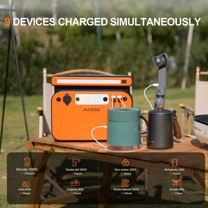 <b>Custom</b> Design OEM 500W Portable Power Station with Smart LCD Display Emergency Battery - Product Image 2