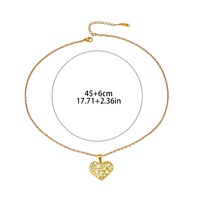 Colgante de Acero Inoxidable con Amuletos de Corazón, Amor y Shahada, Joyería de Moda Musulmana Islámica Árabe, Venta al por Mayor para Eid y Ramadán