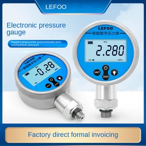 Manómetro Electrónico Digital de Alta Resistencia a Impactos, Hidráulico, de Vacío Negativo, en Acero Inoxidable 304 - Product Image 3