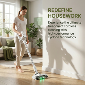 Aspirateur Cyclonique Sans Fil pour Usage Extérieur, Domestique et Automobile, 3 Modes, Anti-Emmêlement, Aspiration Puissante, Léger, Type Bâton, Idéal Hôtels et Garages (UE) - Product Image 2