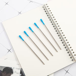 ไส้ปากกาลูกลื่นแบบหัวกลาง หมึกสีน้ำเงิน ไส้ปากกาลูกลื่นแบบเปลี่ยนได้ - ไส้ปากกาโลหะ (สีน้ำเงิน) - Product Image 2