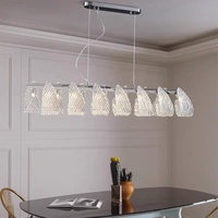 Luminaires suspendus modernes pour salon, salle à manger, hôtel, design personnalisé, luminaires suspendus en cristal LED, fleurs, lustres de luxe