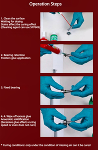 Adhesivo anaeróbico Loctiter 638 de alto estándar resistente a altas temperaturas alta viscosidad curado rápido rodamiento de Metal pegamento fijo - Product Image 6