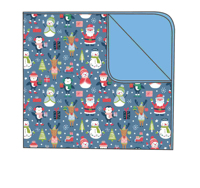 Couverture de lit superposé personnalisée en fibre de bambou douce, motif tricoté de Noël, option saison automne, couverture en bambou