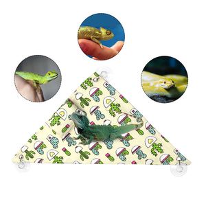 <span class=keywords><strong>L</strong></span>ézard Reptile Hamac Gecko Lit Suspendu Petit Animal Habitat Abri Triangulaire Toile Barbu <span class=keywords><strong>Dragon</strong></span> Hamac - Product Image 2
