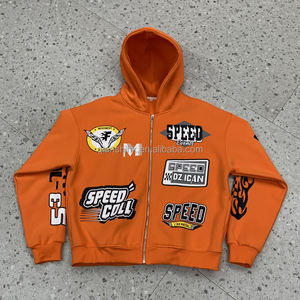 เสื้อมีฮู้ดแบบรูดซิปมีซิปสำหรับผู้ชายผ้าฟลีซ GSM สำหรับฤดูหนาว500 - Product Image 1