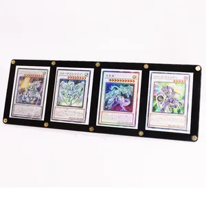 Wholesale Standard Screw Down 3 Trading Card Recessed Holder Fit Up To Standard Baseball Sports Mtg Yugioh Gaming Cards