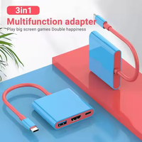 Câble multi-ports en gros 4K 3 en 1 Type C vers Hd-mi+Usb3.0 Adaptateur de câble Hub Adaptateur de câbles pour ordinateur portable pour ordinateur
