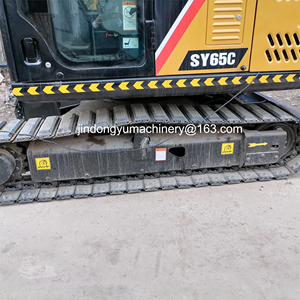 Excavatrice hydraulique d'occasion fabriquée en Chine, Sany SY65C, excavatrice d'occasion, mini-excavatrice sur chenilles de 6 tonnes à vendre - Product Image 5