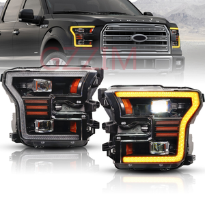 Plug and Play phare Led phare avant phares assemblage de lampe avant adapté pour <span class=keywords><strong>Ford</strong></span> F - 150 Raptor <span class=keywords><strong>F150</strong></span> 2015-2020 - Product Image 4